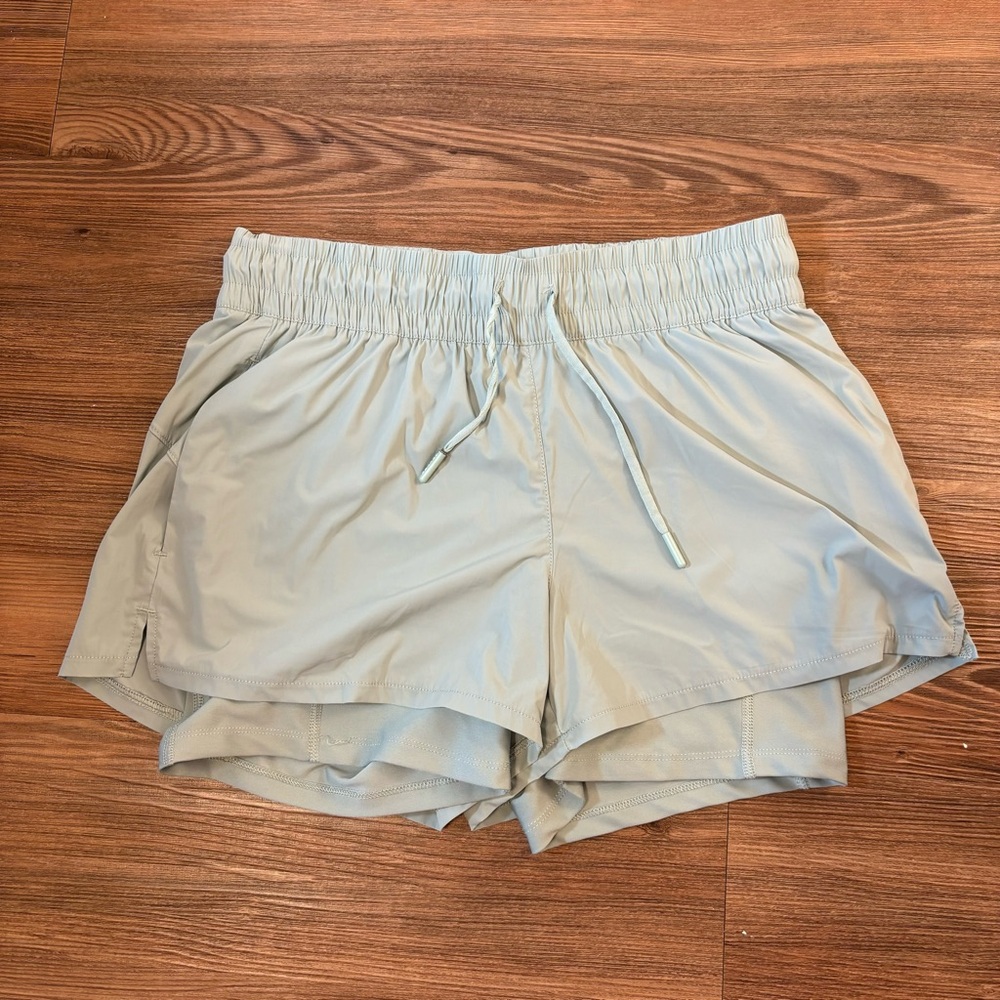 Spyder Light Teal Women's Running Shorts Gym Athletic S